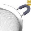 Colador Inoxidable Mango Silicona 20Cm