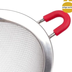 Colador Inoxidable Mango Silicona 20Cm