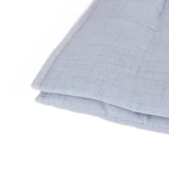 Colcha efecto lino AVALON azul claro 250x270cm