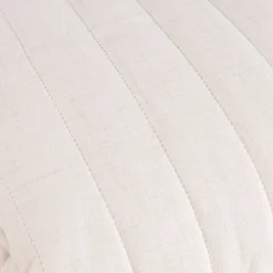 Colcha efecto lino AVALON beige claro 250x270cm
