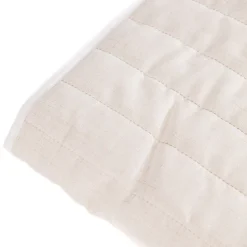 Colcha efecto lino AVALON beige claro 250x270cm