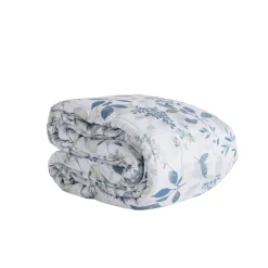 Colcha flores LYRA azul 250x270cm