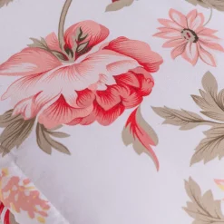 Colcha flores LYRA coral 250x270cm