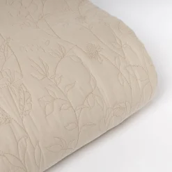 Colcha FLOWER beige 220x240cm