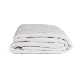 Colcha hojas AUREN beige 250x270cm