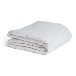 Colcha hojas AUREN gris 250x270cm