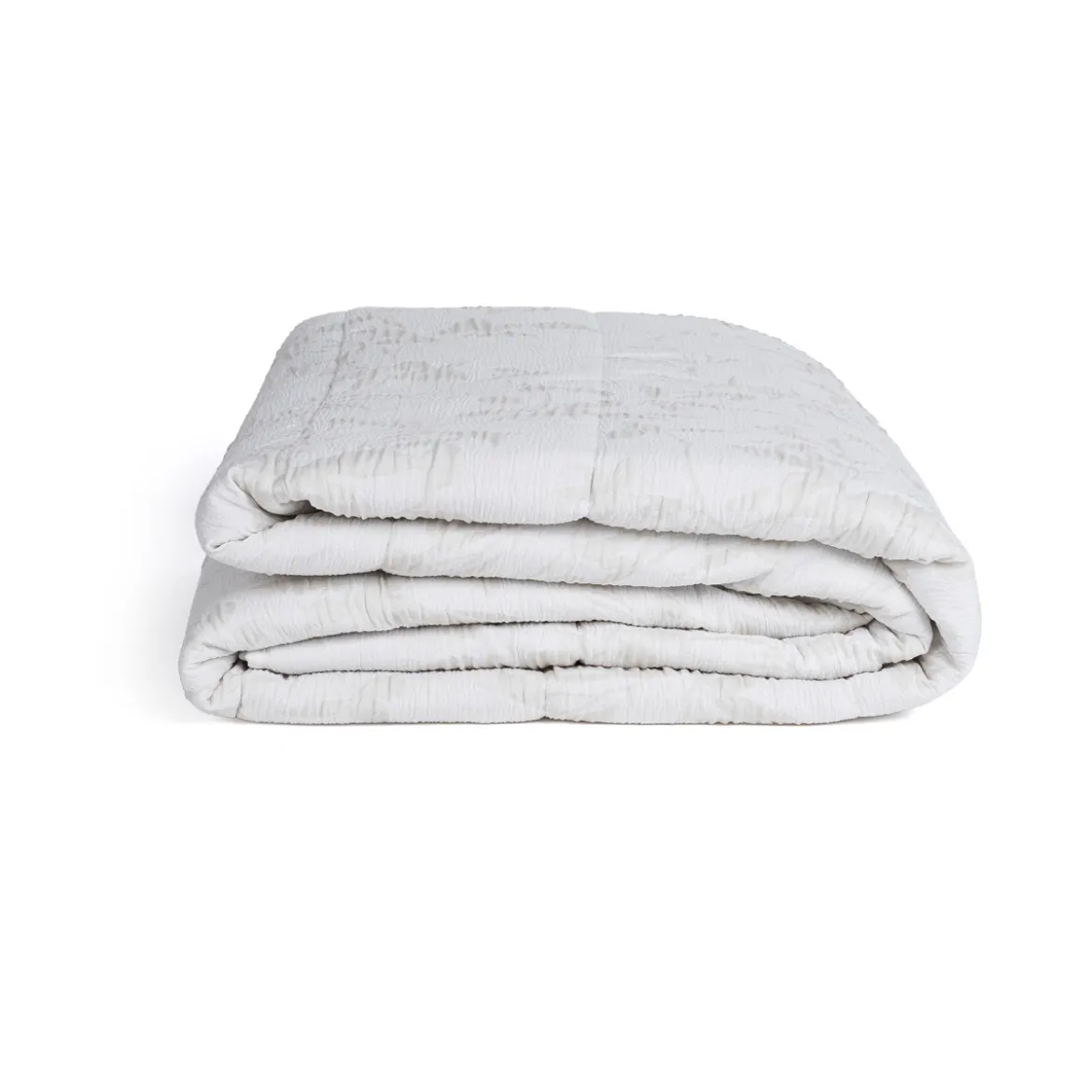 Colcha hojas AUREN gris 250x270cm