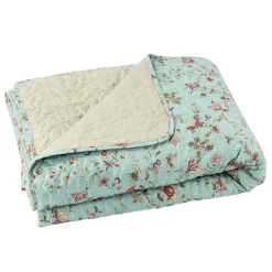 Colcha MANILA azul reversible 220x240Cm