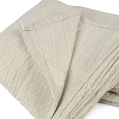 Colcha Rombos Beige 240x260Cm