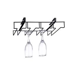 Colgador Para Copas Y Tazas Negro