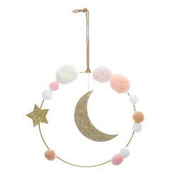 Colgante Luna/Estrella 14.5x3x21.5Cm
