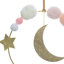 Colgante Luna/Estrella 14.5x3x21.5Cm