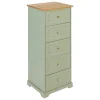 Comoda con 5 cajones MOHEA CELADON