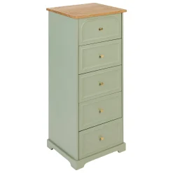 Comoda con 5 cajones MOHEA CELADON