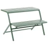 Conjunto de balcón DRILIA metálico verde