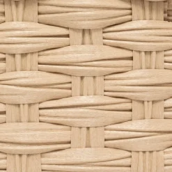Conjunto de 3 cestas bajas TRESSE beige
