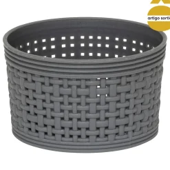 Conjunto de 10 cestos BOXY organizadores croche