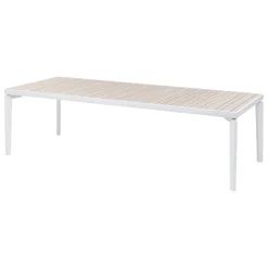 Conjunto de mesa fija IBAIA y 6 sillas PIAZZA