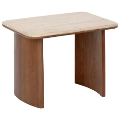 Conjunto de 2 mesas auxiliares JIVAN de madera