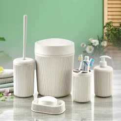 Conjunto de 5 piezas wc ALESTA crema