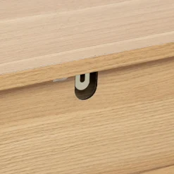 Consola con 2 cajones en mdf y metal TASSO beige