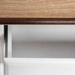 Consola De Mdf C/2 Cajones 110x40x85Cm
