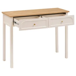 Consola MOHEA con 2 cajones beige