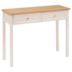 Consola MOHEA con 2 cajones beige