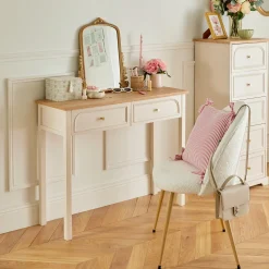Consola MOHEA con 2 cajones beige