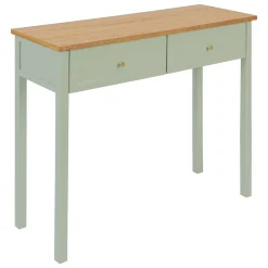 Consola MOHEA con 2 cajones verde