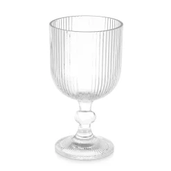 Copa De Agua Rayas Transparente 37Cl