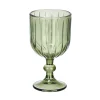 Copa de vino a rayas 380 ml de vidrio