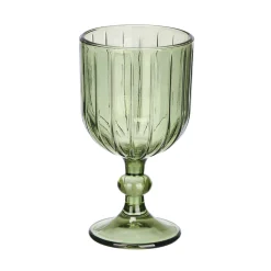 Copa de vino a rayas 380 ml de vidrio