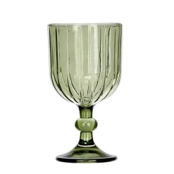 Copa de vino a rayas 380 ml de vidrio