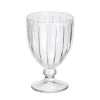 Copa de vino rayas 310ml de vidrio