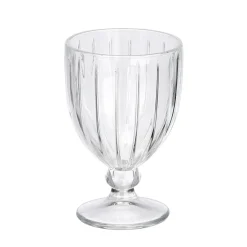 Copa de vino rayas 310ml de vidrio