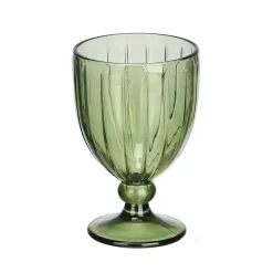 Copa de vino rayas 310 ml de vidrio