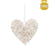 Corazón Decorativo De Mimbre 20Cm