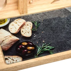 Cortadora Charcutería Con Tabla Madera