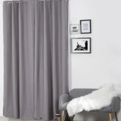 Cortina aislante gris claro 140x260cm