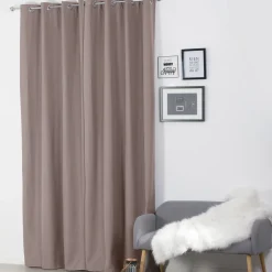 Cortina Aislante Gris Pardo 140x260Cm