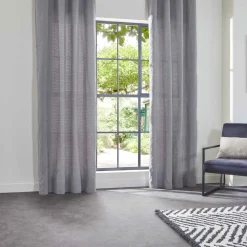 Cortina Chen Opaca Gris 140x260Cm