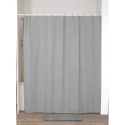 Cortina De Ducha Peva Gris 180x200Cm
