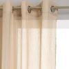Cortina Efecto Rayas Beige 140x240Cm