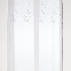 Cortina Estrellas Bordado Blanco 140x240cm