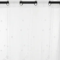 Cortina Estrellas Bordado Blanco 140x240cm
