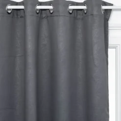 Cortina Feuil Opaca Gris Oscuro 140x260