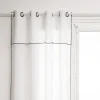 Cortina Fred Blanco Y Rayas Negro 140x240cm