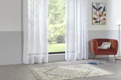 Cortina Jacquard Sama Blanco