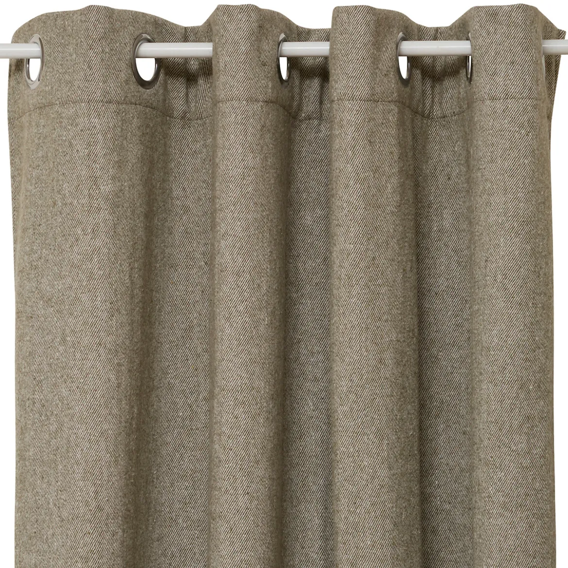 Cortina KYS aislante verde caqui 140x260cm